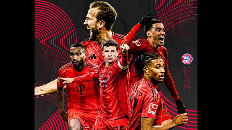 Cầu thủ Bayern Munich và Augsburg tranh chấp bóng trên sân - Đội hình dự